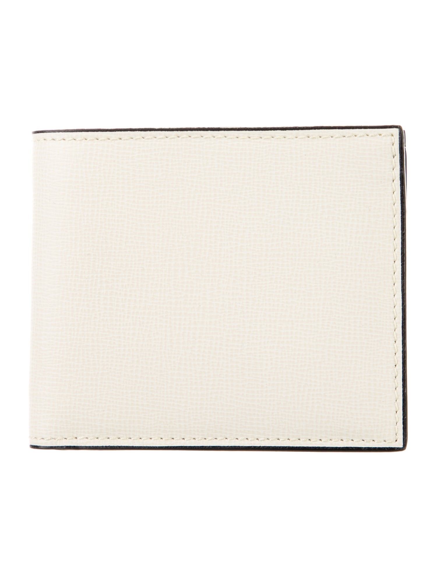 Valextra Saffiano Leather Bifold Wallet