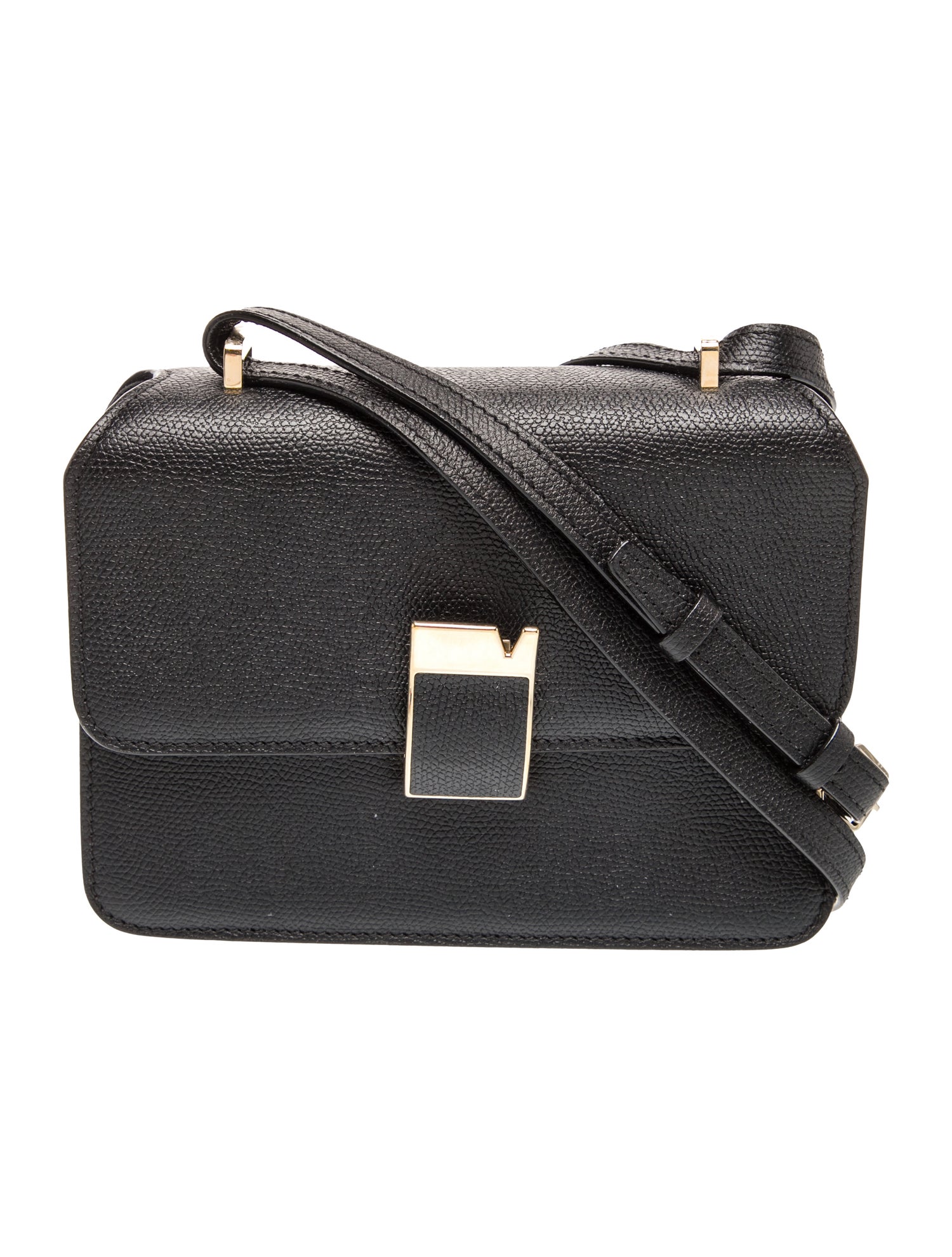 Valextra Leather Messenger Bag