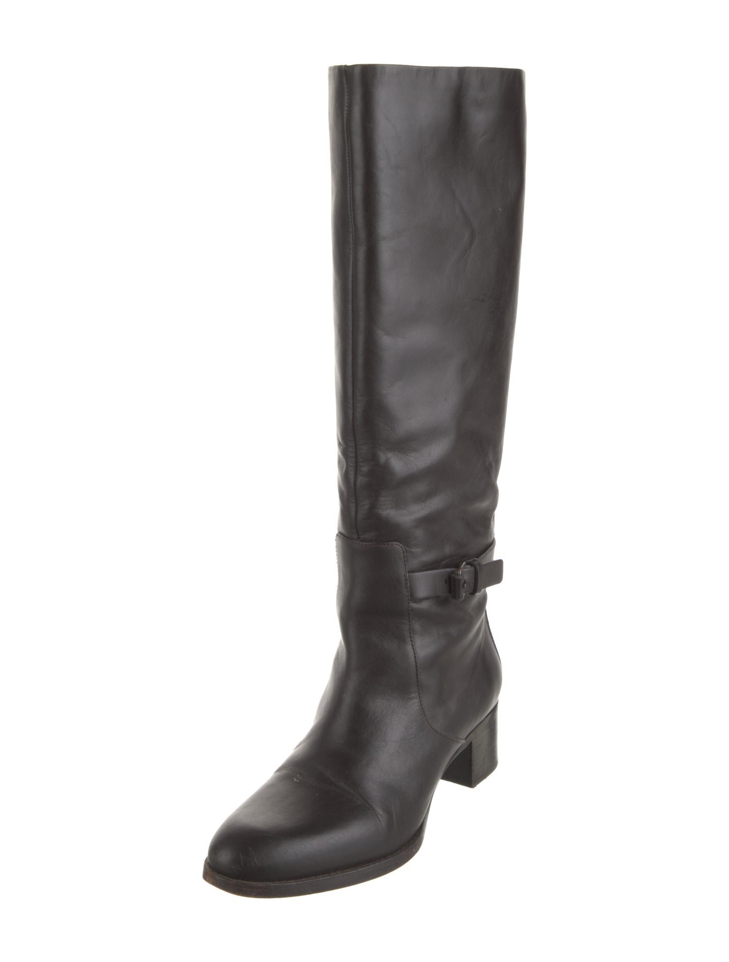 Veronique Branquinho Leather Riding Boots