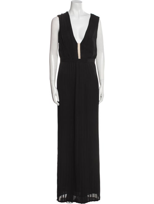 Veronique Branquinho V-Neck Long Dress