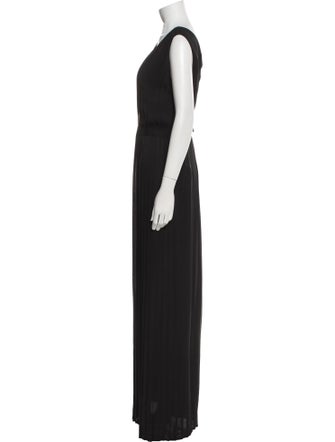 Veronique Branquinho V-Neck Long Dress