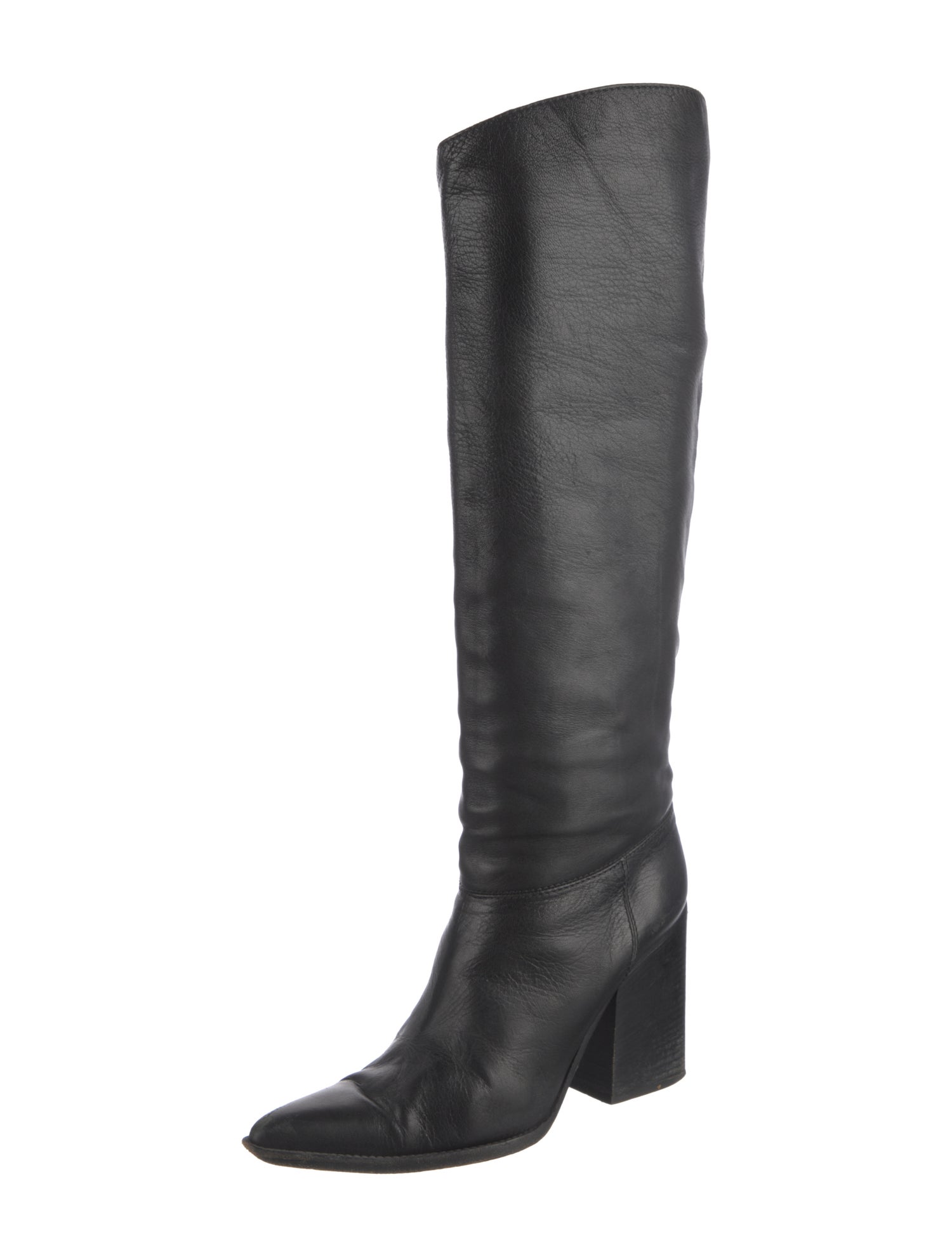 Veronique Branquinho Leather Riding Boots