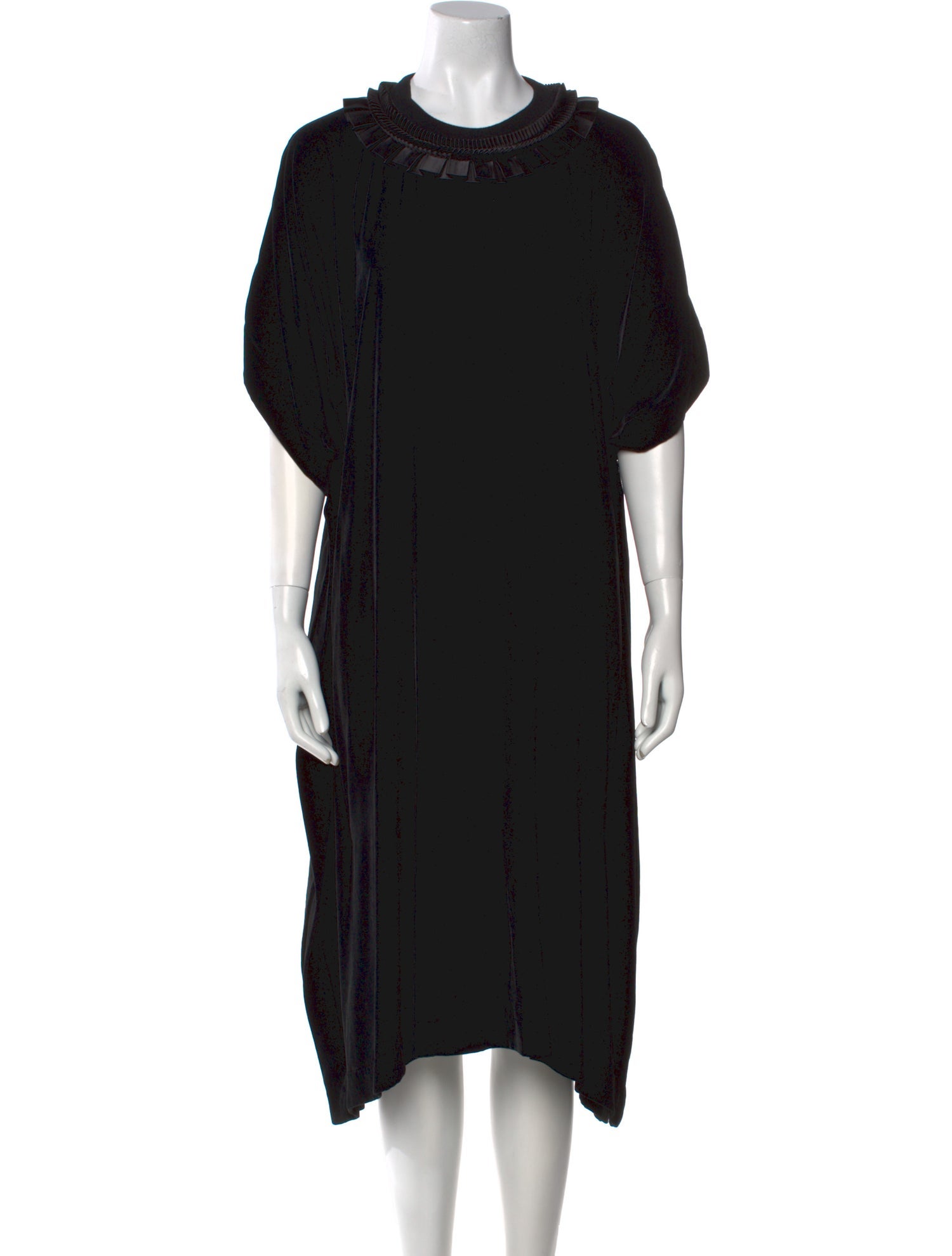 Veronique Branquinho Crew Neck Midi Length Dress