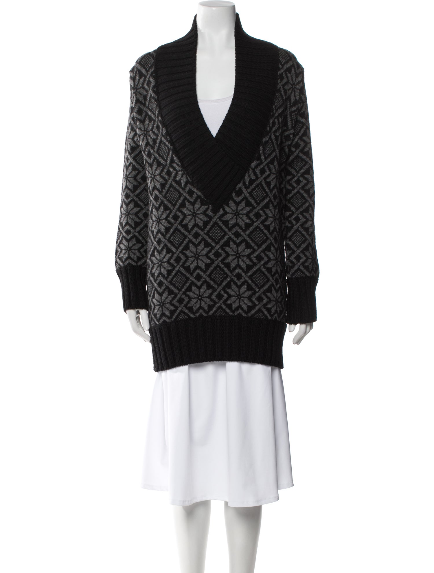 Veronique Branquinho Wool Printed Sweater