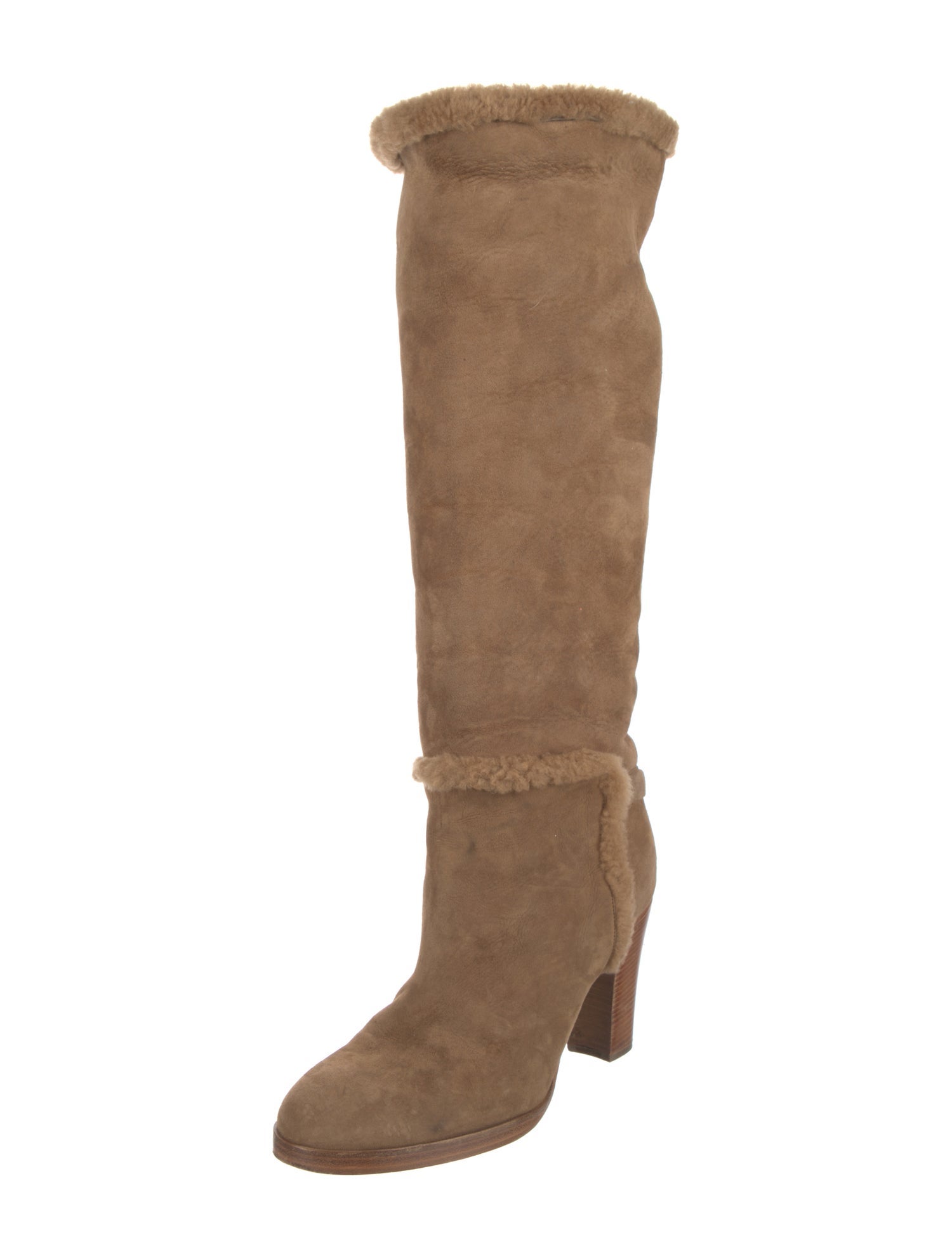 VERONIQUE BRANQUINHO カーキ　レザー　ロングブーツ Veronique Branquinho Boots for Women | The RealReal
