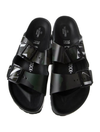 Valentino x Birkenstock Leather Slides