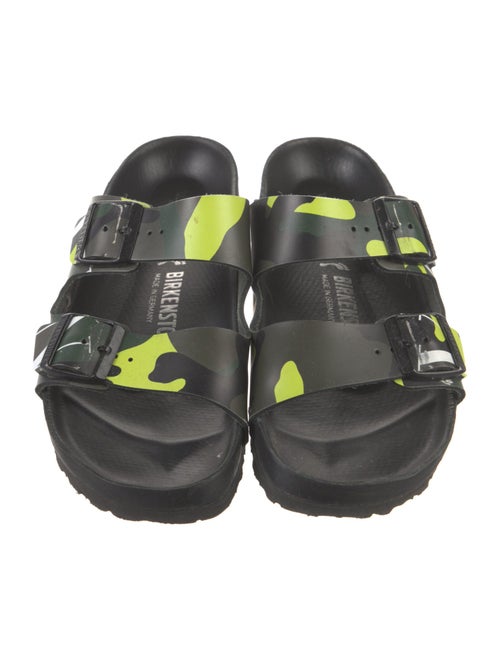 Valentino x Birkenstock Leather Printed Slides