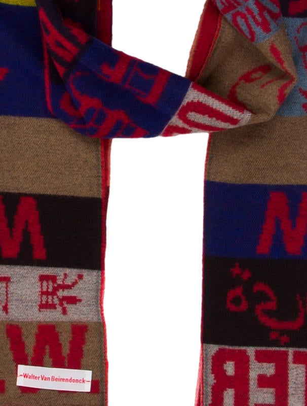 Walter Van Beirendonck Scarf - Black Scarves, Accessories