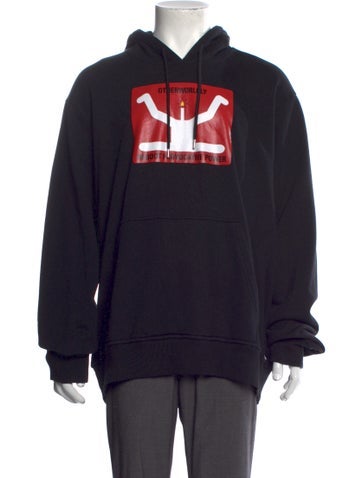 Walter Van Beirendonck Sweatshirts & Hoodies Graphic Print Crew Neck Hoodie One Size