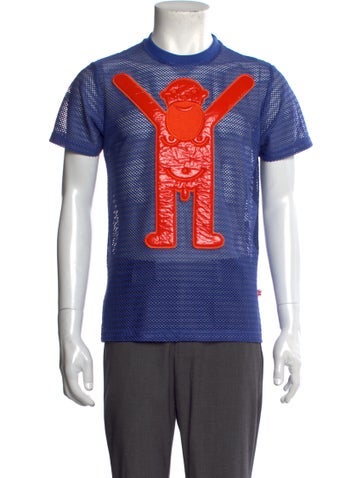 Walter Van Beirendonck T-Shirts Graphic Print Crew Neck T-Shirt S