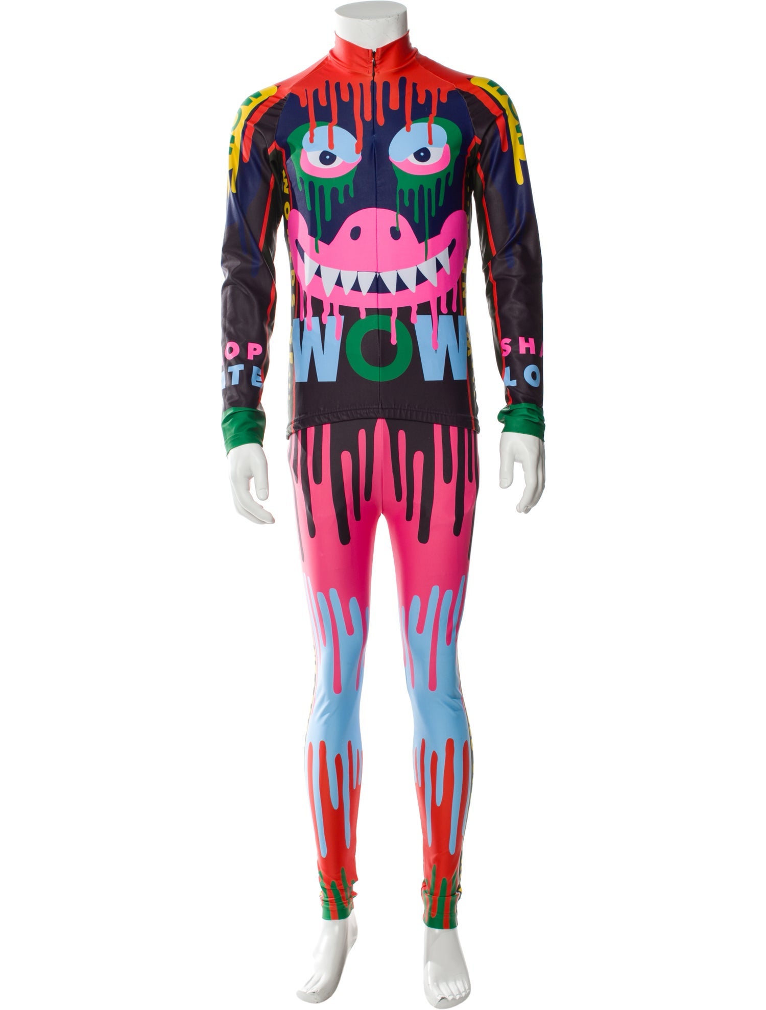 Walter Van Beirendonck Graphic Print Poncho