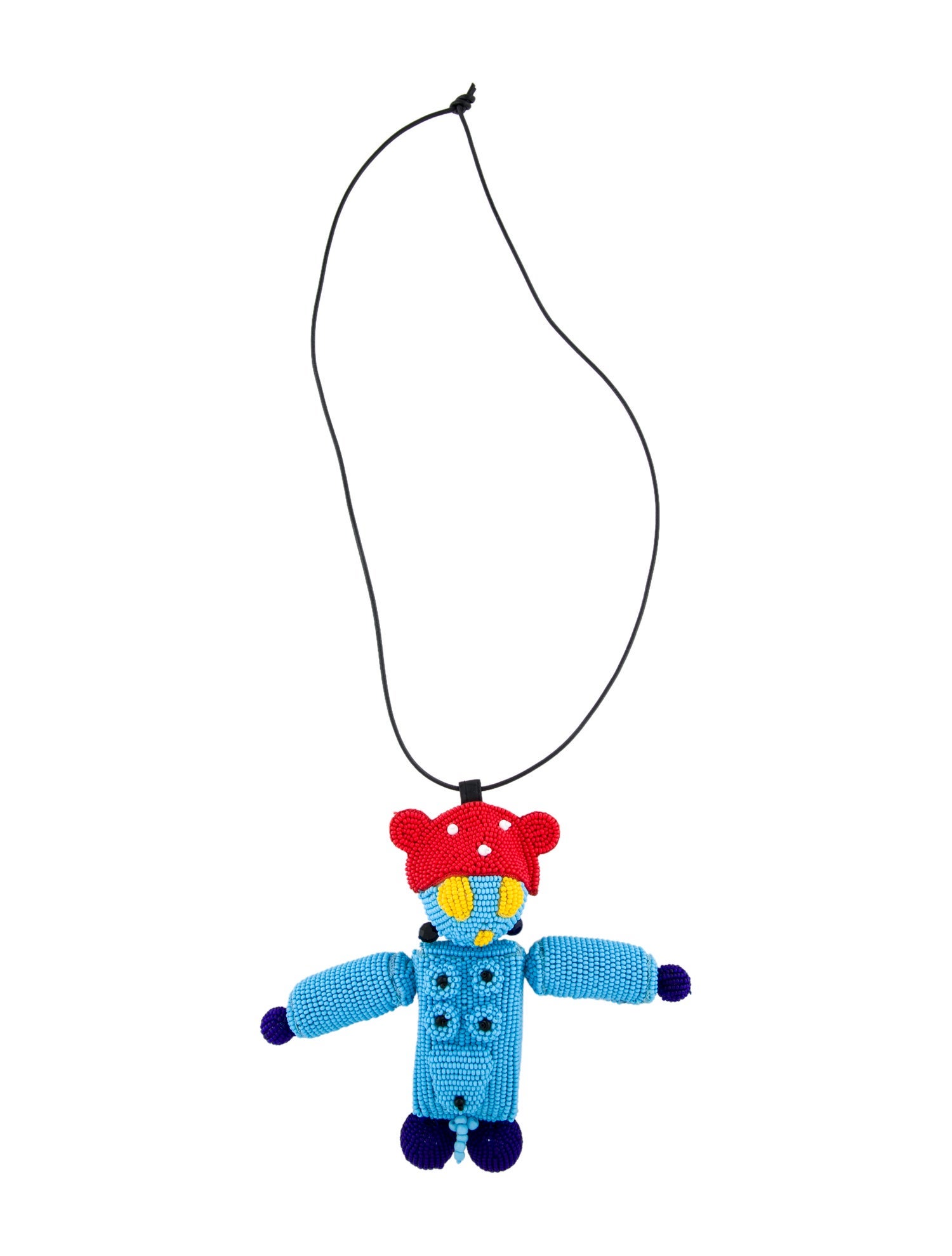 Walter Van Beirendonck Muscle Alien Beaded Necklace