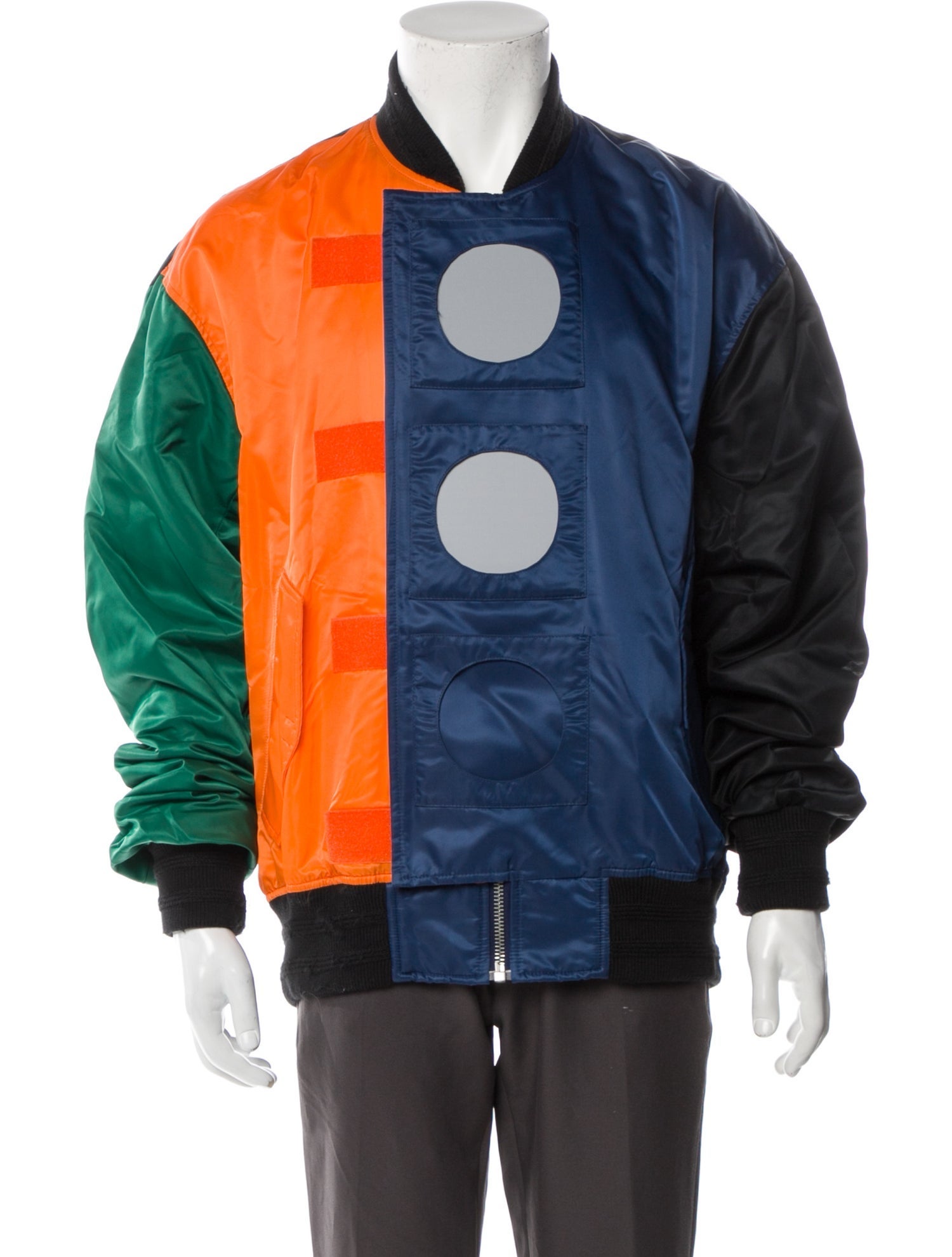 Walter Van Beirendonck Colorblock Pattern Windbreaker w/ Tags
