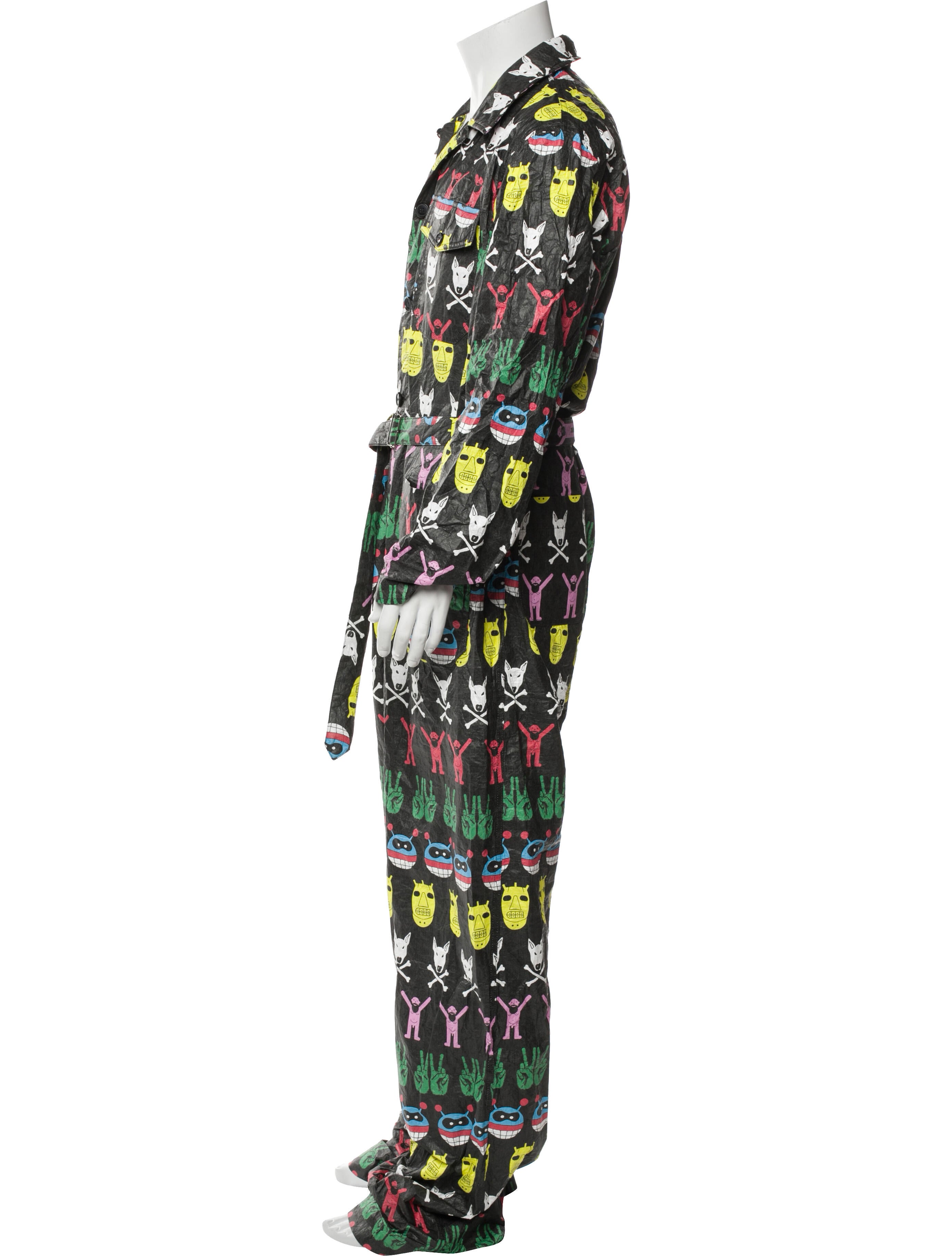 Walter Van Beirendonck Printed Coveralls w/ Tags