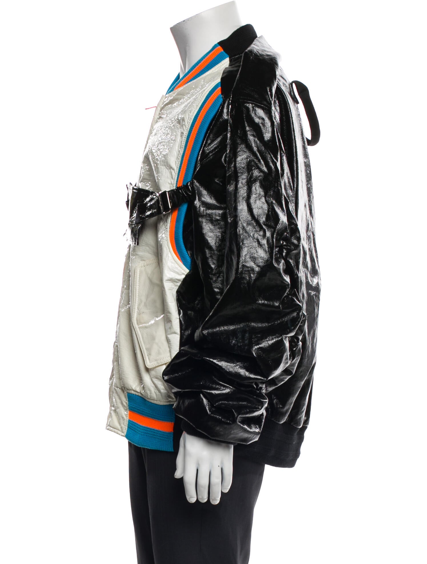 Walter Van Beirendonck 2022 Striped Bomber Jacket