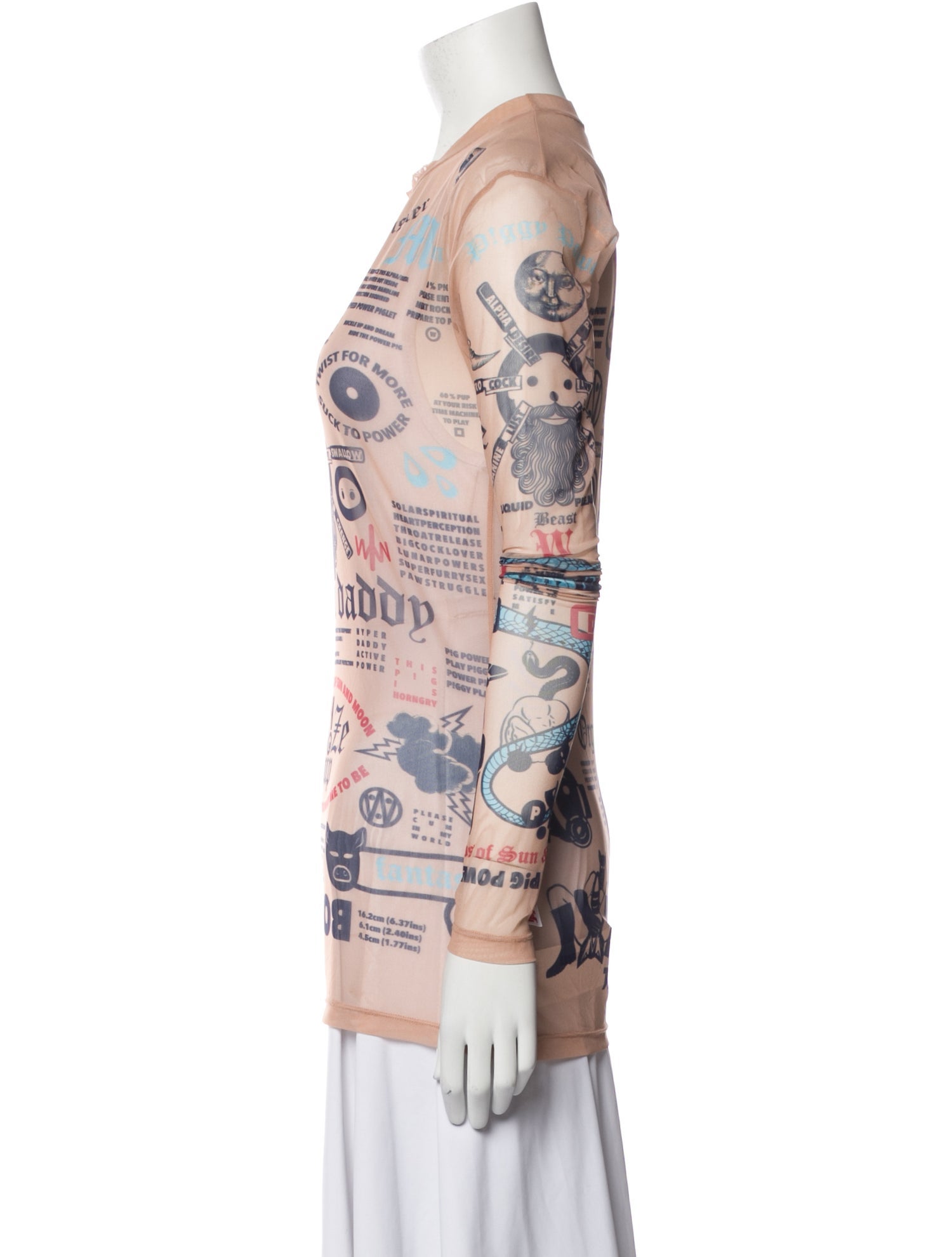 Walter Van Beirendonck Graphic Print Crew Neck Sweatshirt