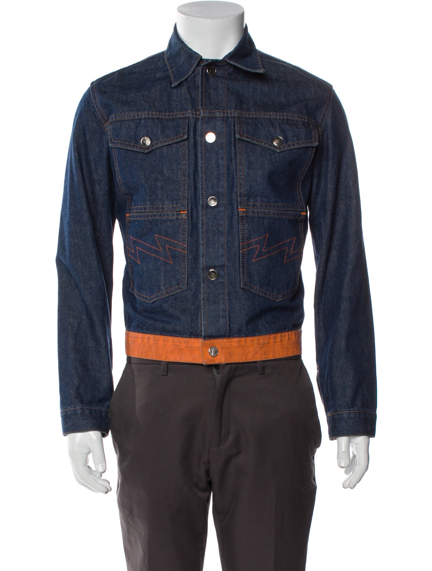 W< Vintage Late 1990's - Early 2000's Trucker Jacket