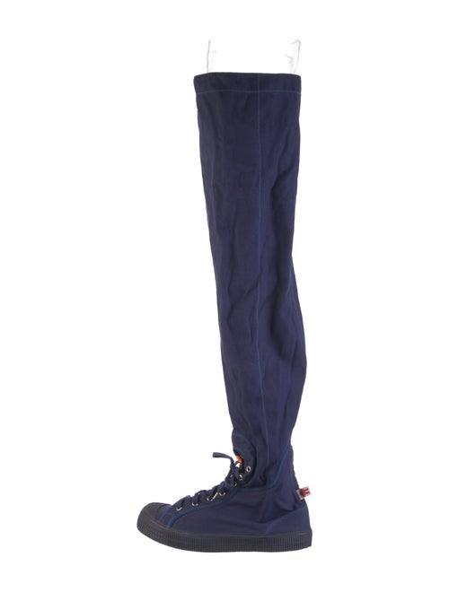 Walter Van Beirendonck Canvas Boots