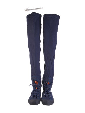 Walter Van Beirendonck Canvas Boots