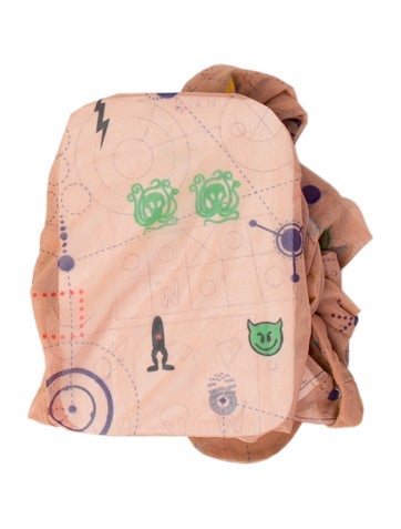 Walter Van Beirendonck Hosiery Mesh Tights Featuring Colorful Illustrations S