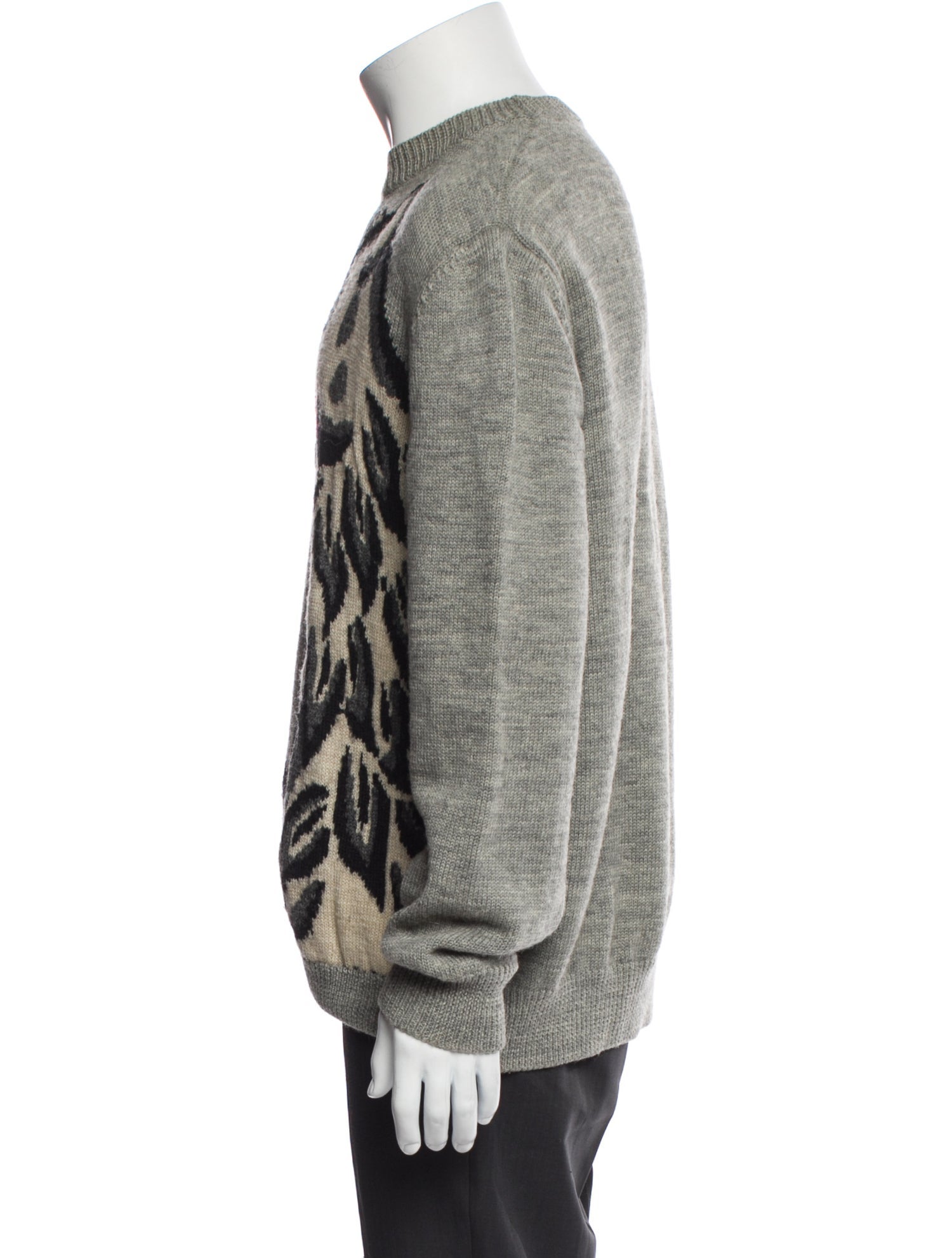 Walter Van Beirendonck Wool Graphic Print Pullover