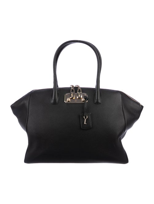 VBH Leather Tote Black