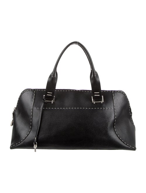 VBH Leather Handle Bag Black