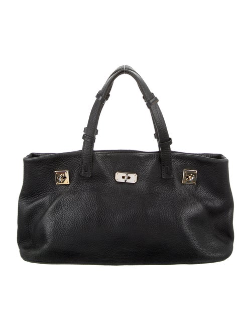 VBH Leather Tote Bag Black