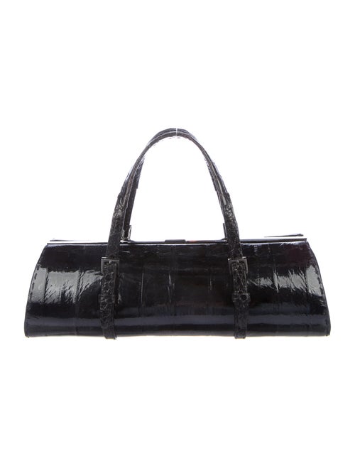 VBH Eel Skin Handle Bag Black