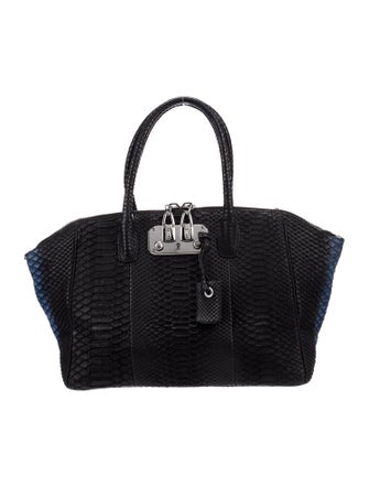 VBH Python Top Handle Bag