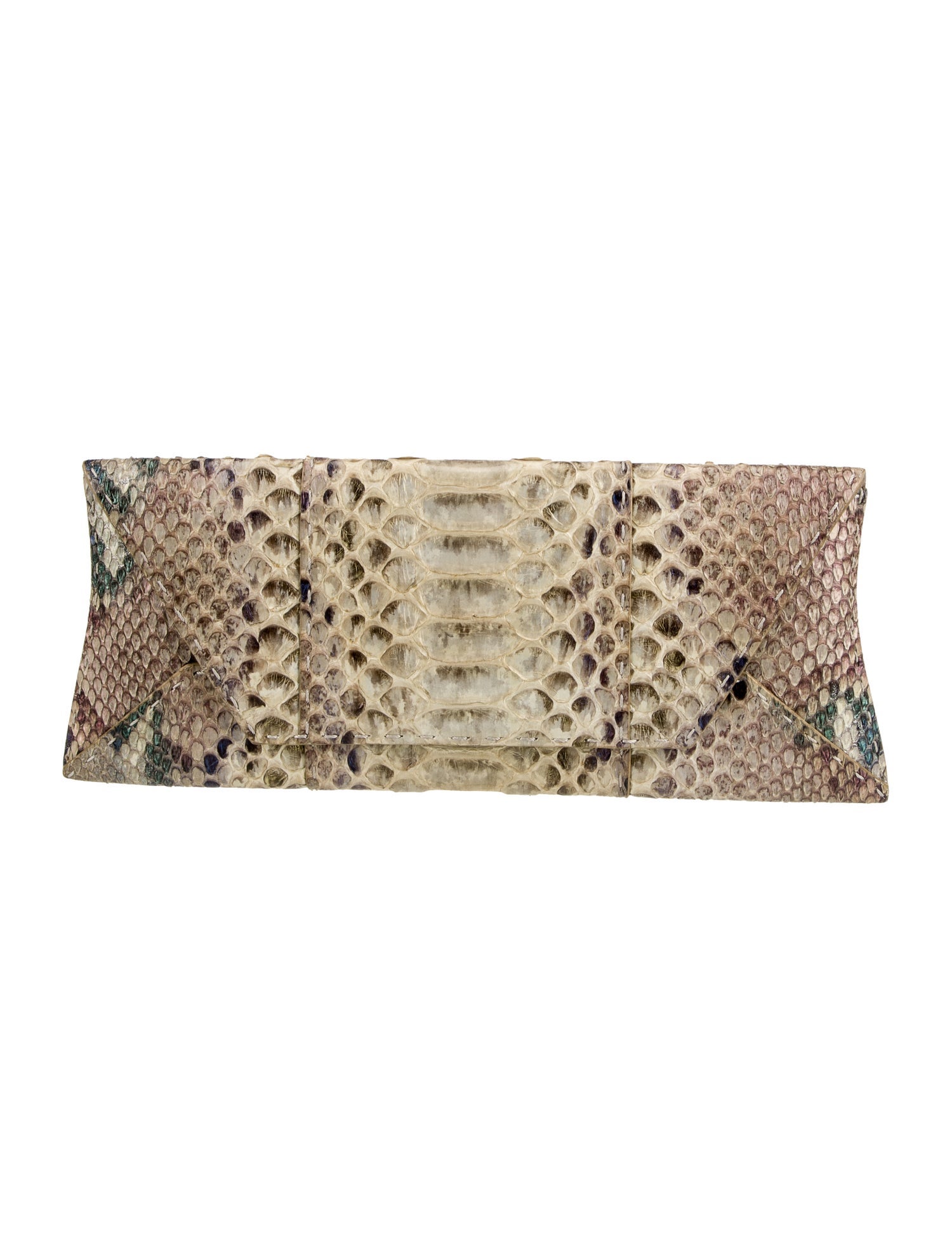 VBH Snakeskin Clutch