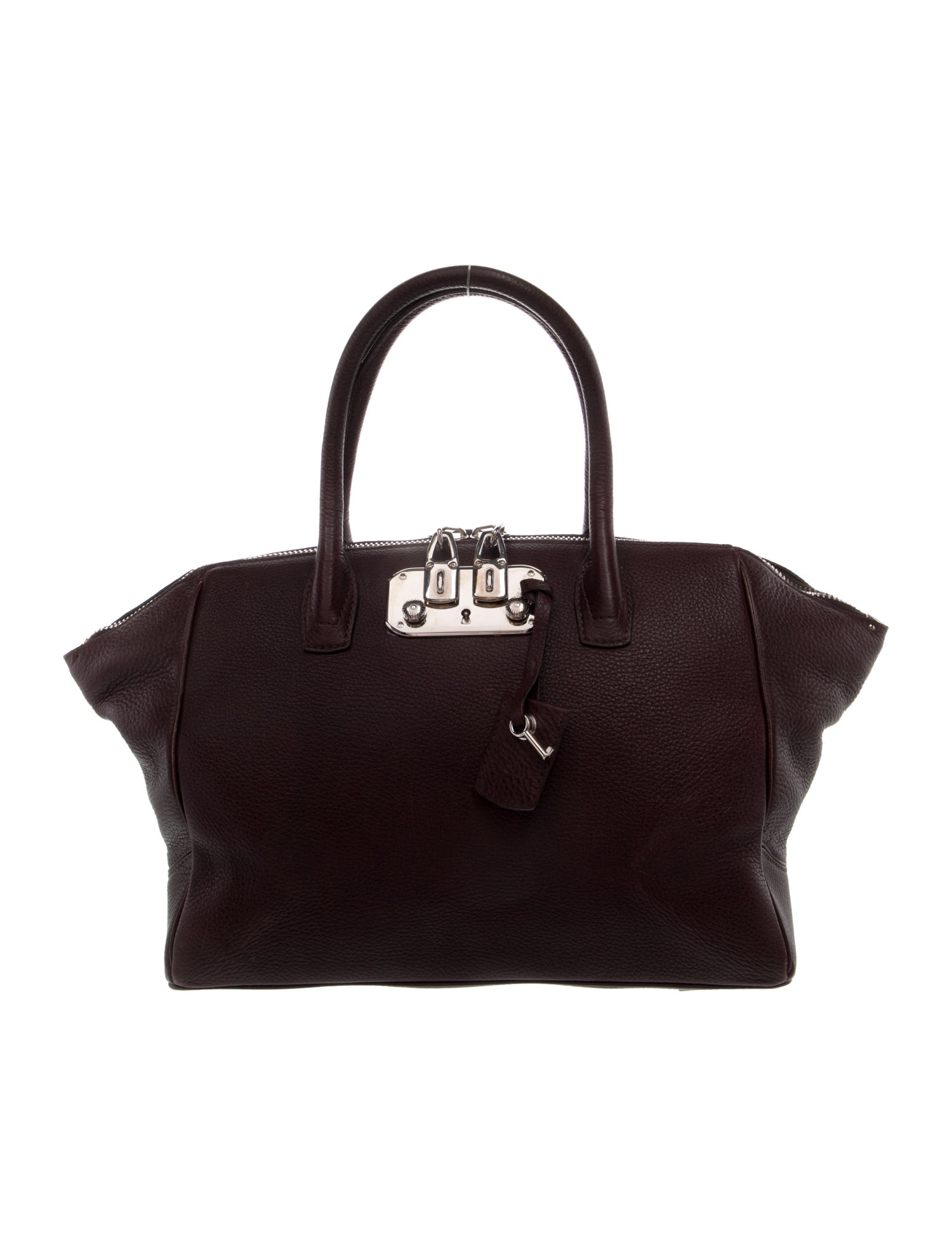 VBH Leather Top Handle Bag
