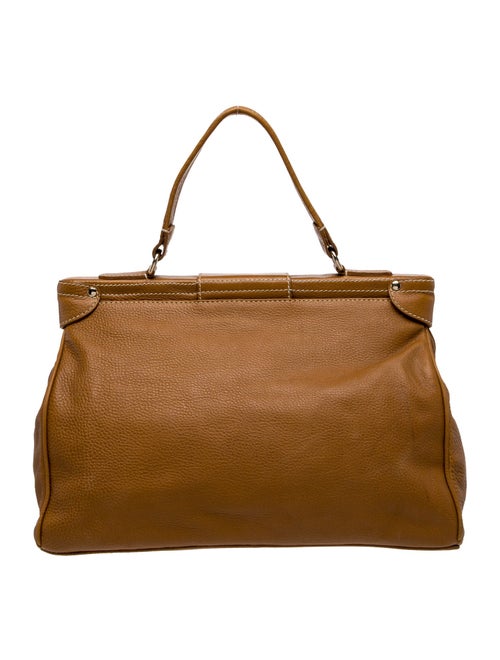 VBH Leather Top Handle Bag