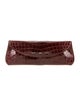 VBH Embossed Leather Clutch