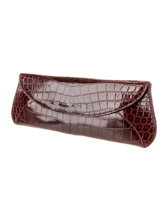 VBH Embossed Leather Clutch