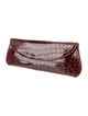 VBH Embossed Leather Clutch