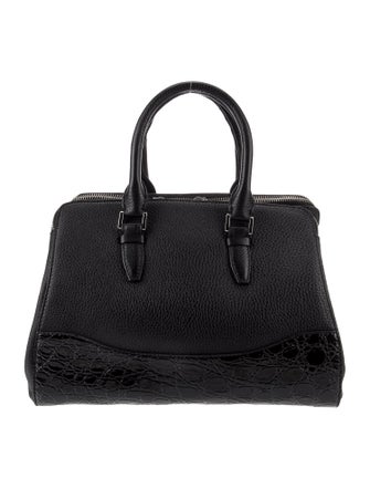VBH Leather Top Handle Bag