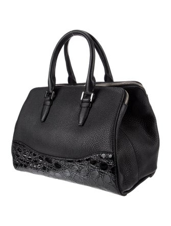 VBH Leather Top Handle Bag