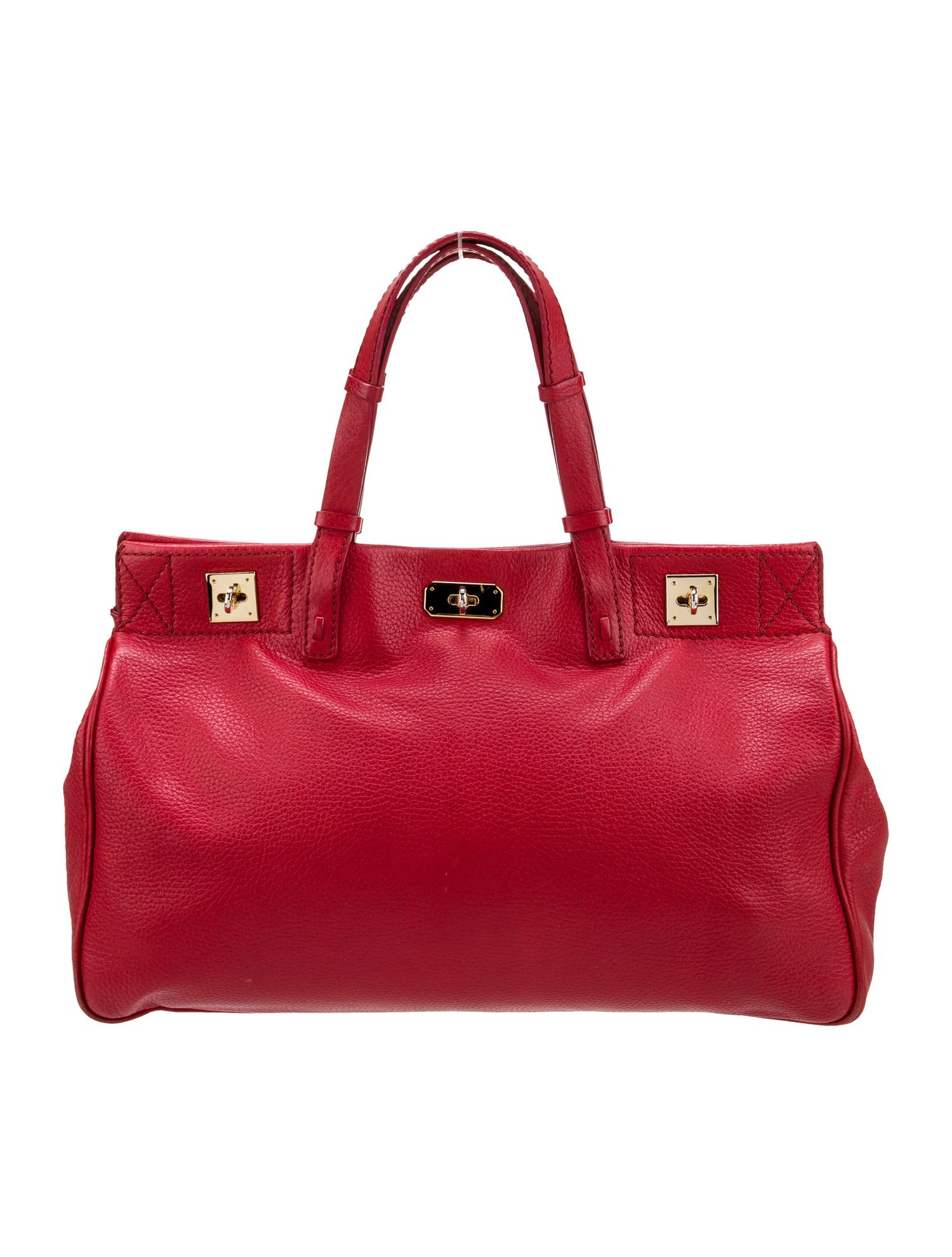 VBH Leather Top Handle Bag