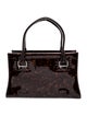 VBH Patent Leather Top Handle Bag