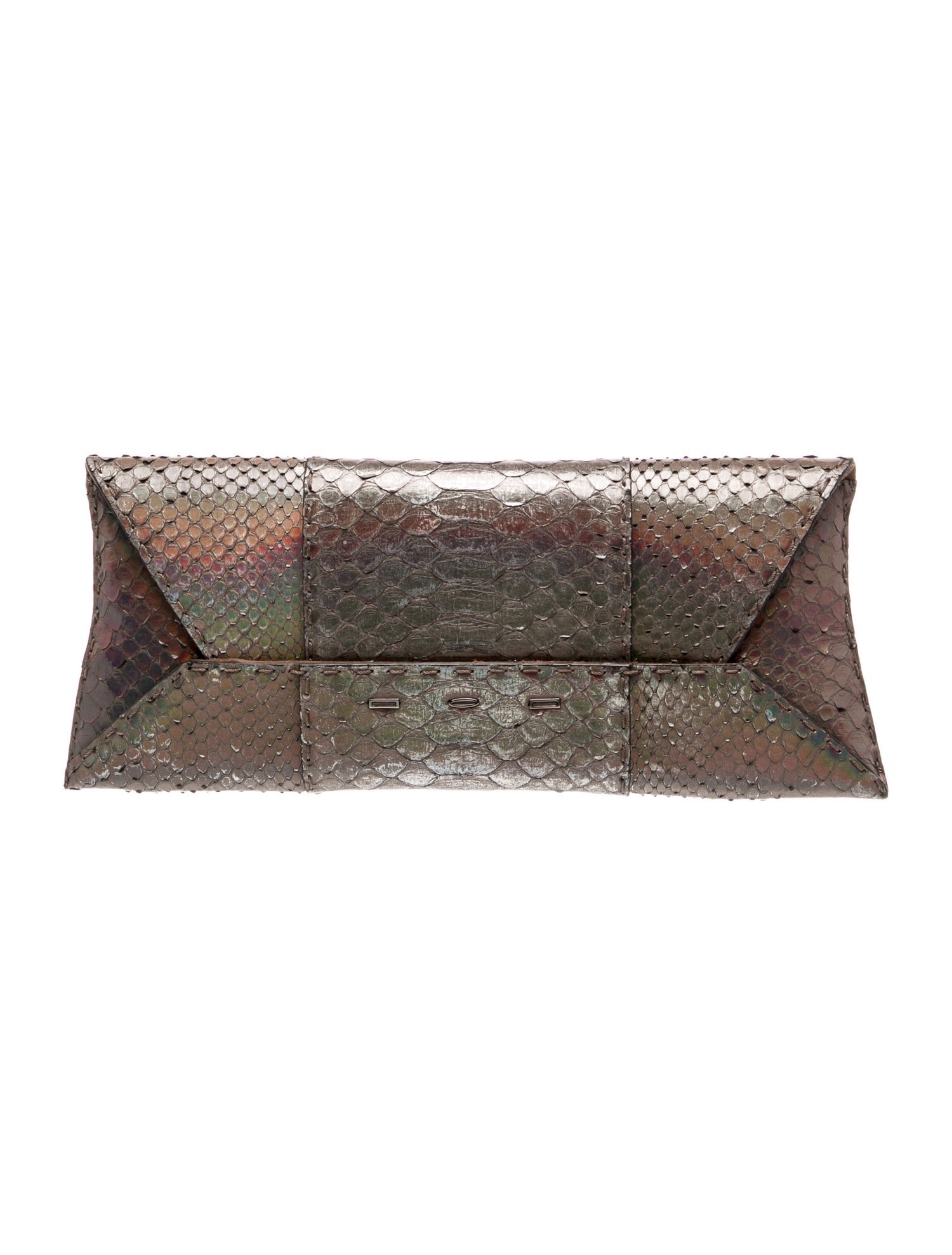 VBH Embossed Leather Clutch