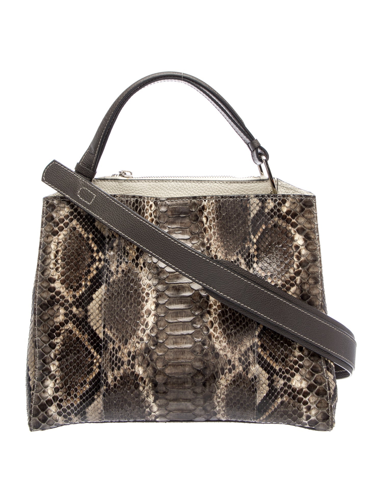 VBH Snakeskin Shoulder Bag