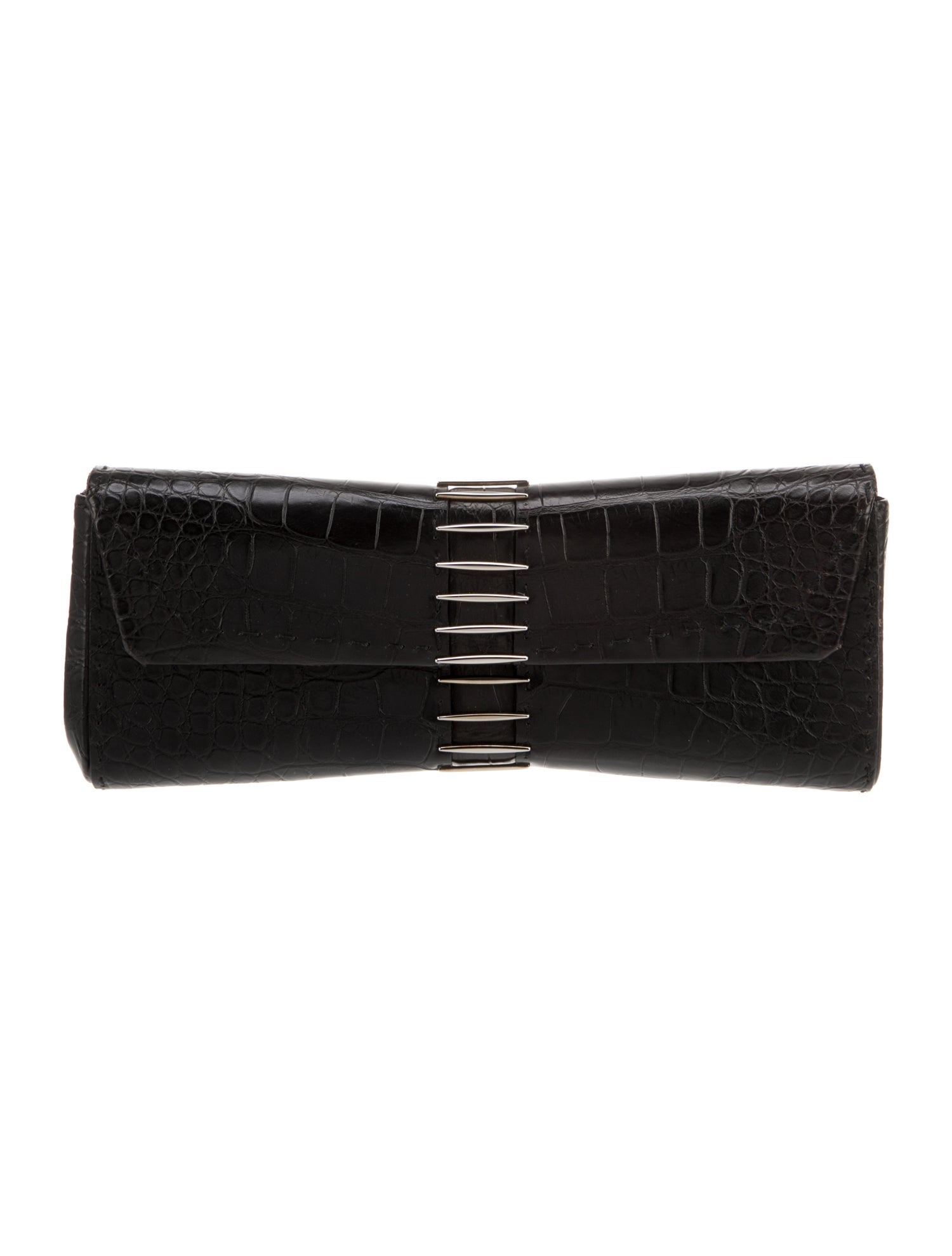 VBH Embossed Leather Clutch