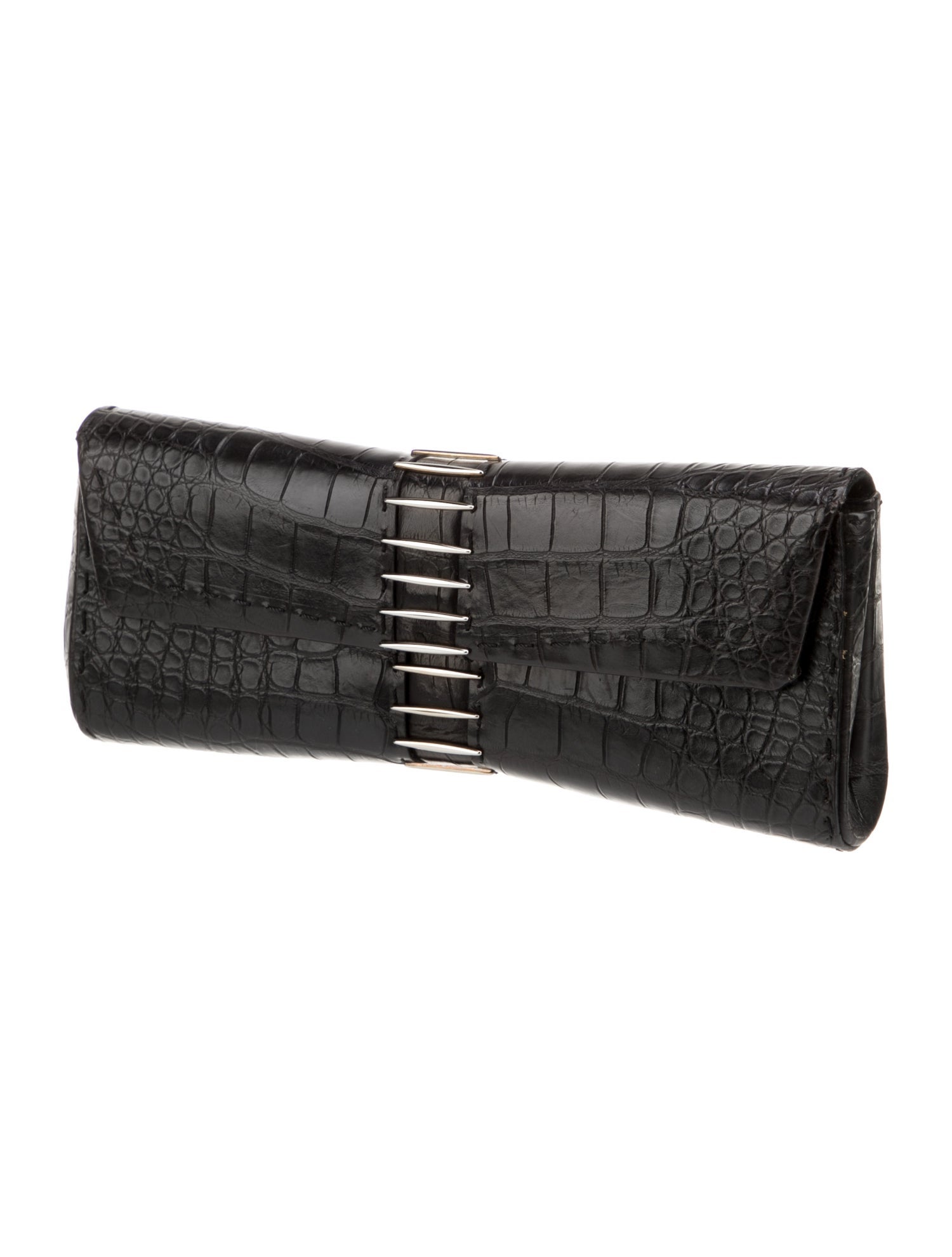 VBH Embossed Leather Clutch