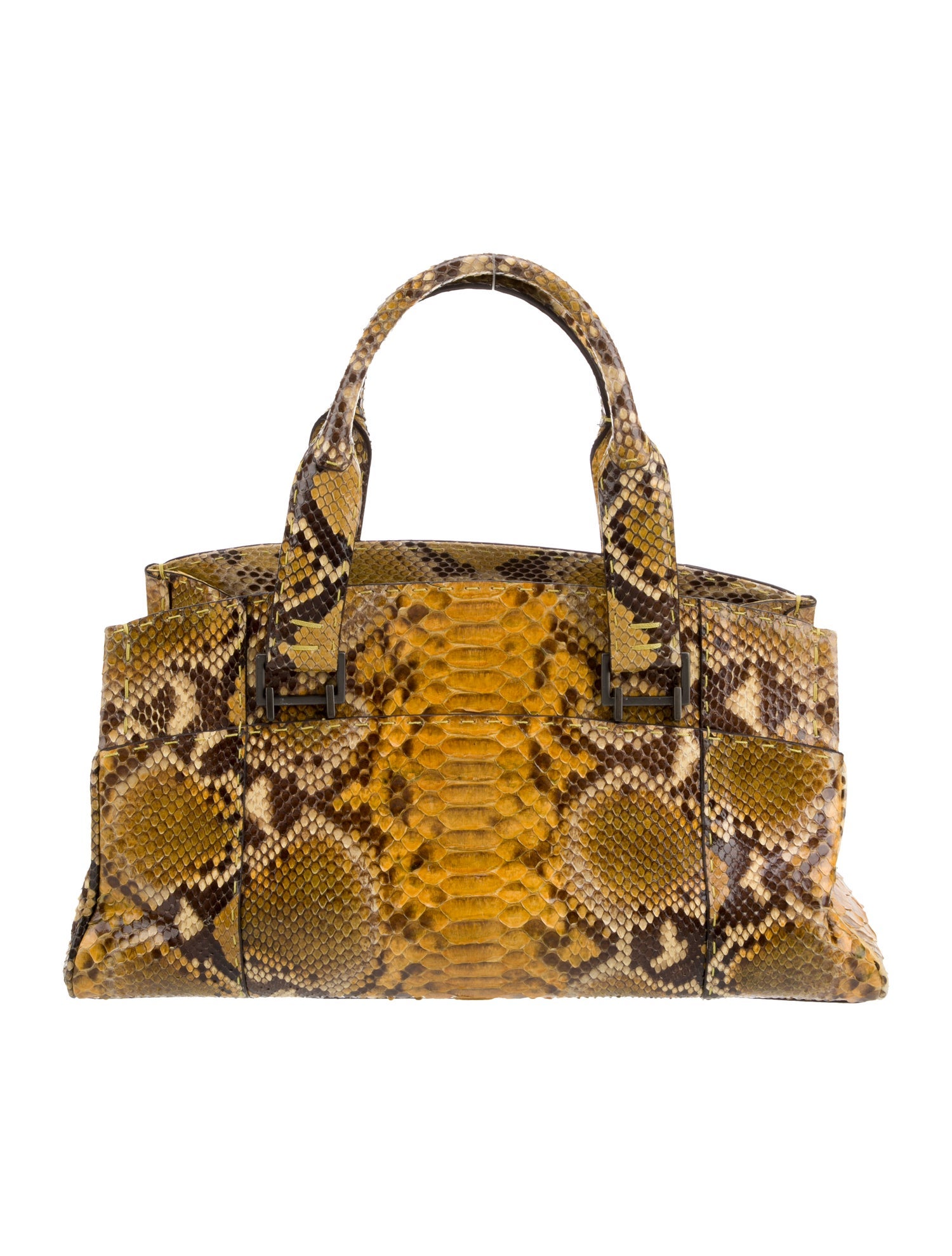 VBH Snakeskin Top Handle Bag