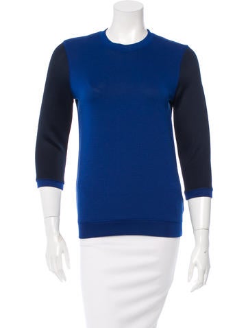 Victoria Beckham Colorblock Knit Top