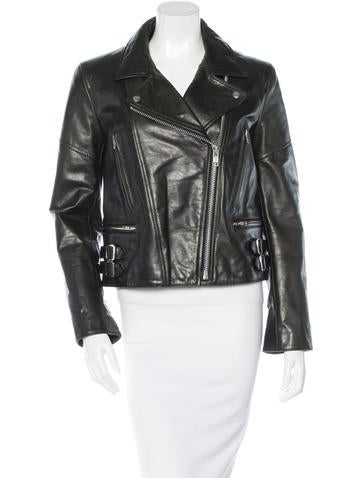 Victoria Beckham Leather Moto Jacket