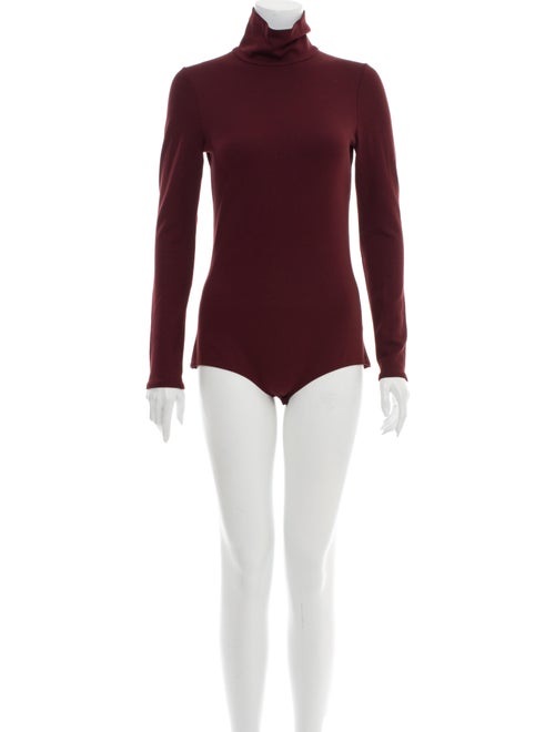 Victoria Beckham Turtleneck Long Sleeve Bodysuit