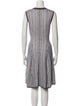 Victoria Beckham Virgin Wool Knee-Length Dress