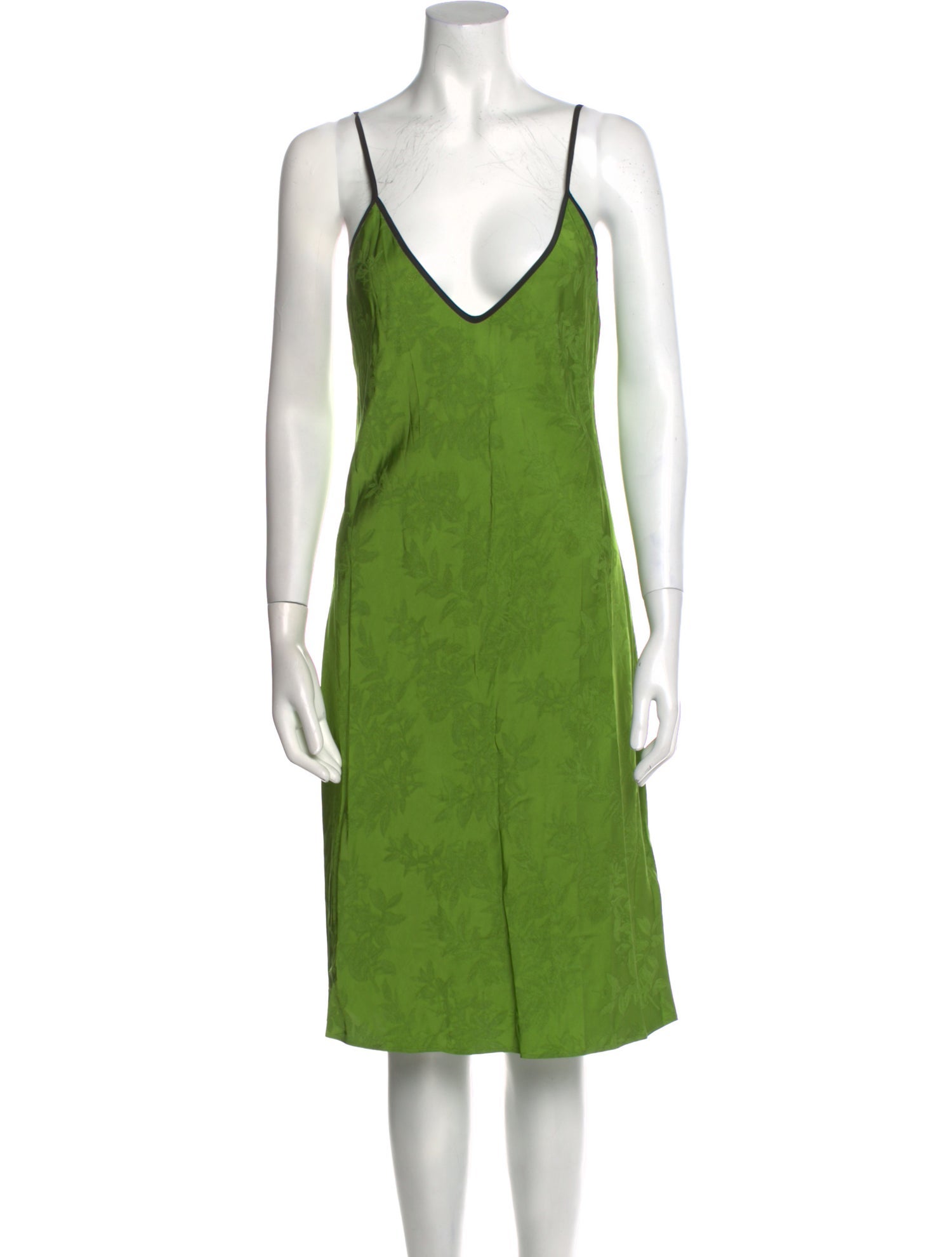 victoria beckham green slip dress Green Cami Gown